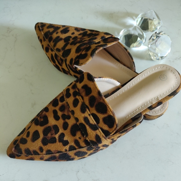 Leopard print mules - Picture 2 of 7